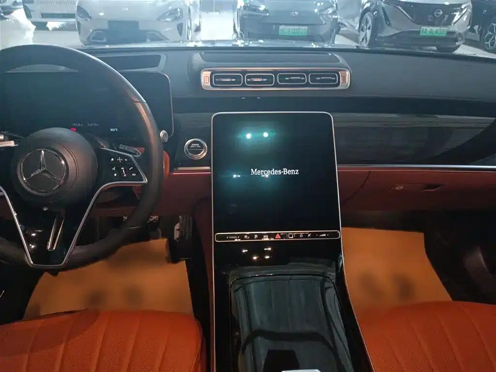 Mercedes-Benz S-Class PHEV 2023 S 450 e L Plug-in Hybrid Sedan — миниатюра 4