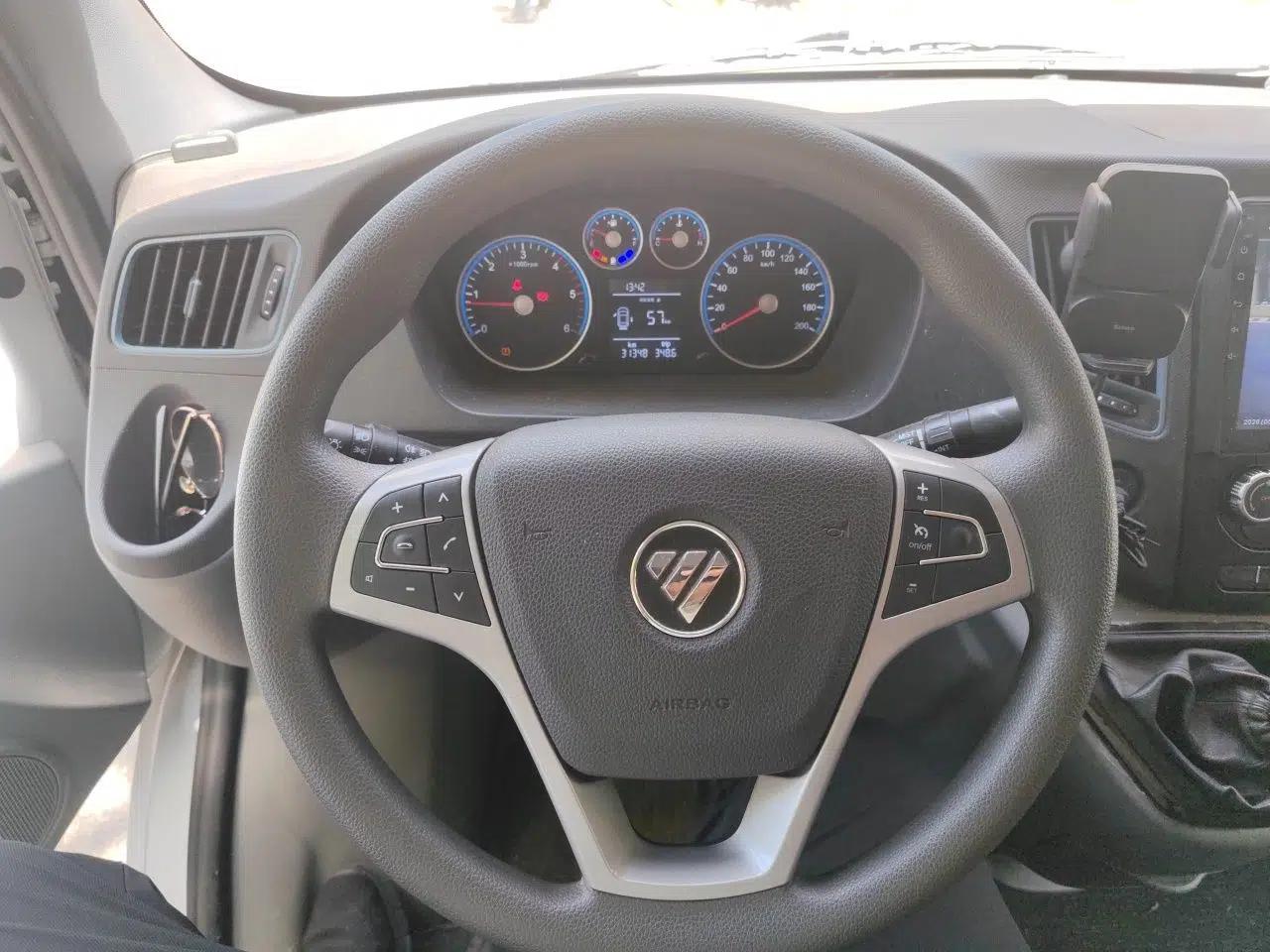 Foton Toano 2022 2.8T Manual Jixiang Multi-Function Long-Wheelbase Mid-Roof with Rear Dual Tires 7/9-Seater F2.8NS6B177L — миниатюра 11