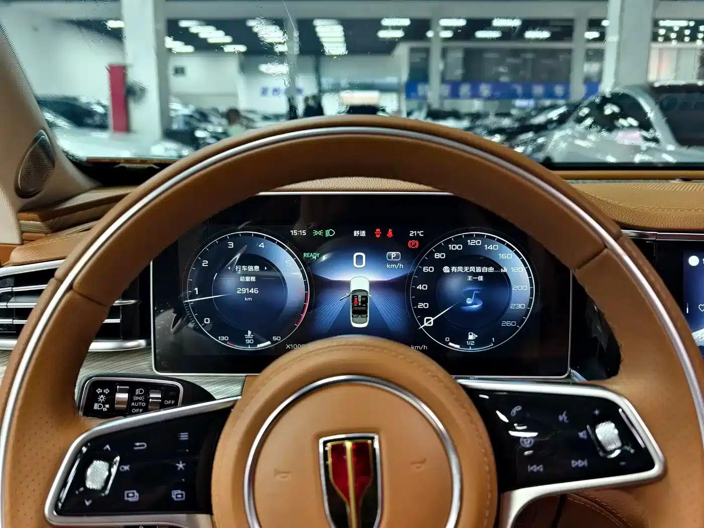 Hongqi H9 2020 Facelift 2.0T Intelligent Flagship Edition — миниатюра 3