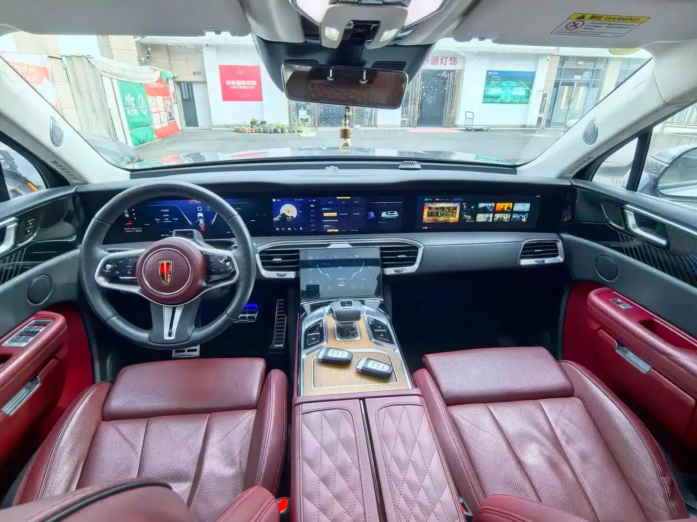 Hongqi E-HS9 2021 Model 510km Flagship Edition Six-Seater — миниатюра 9