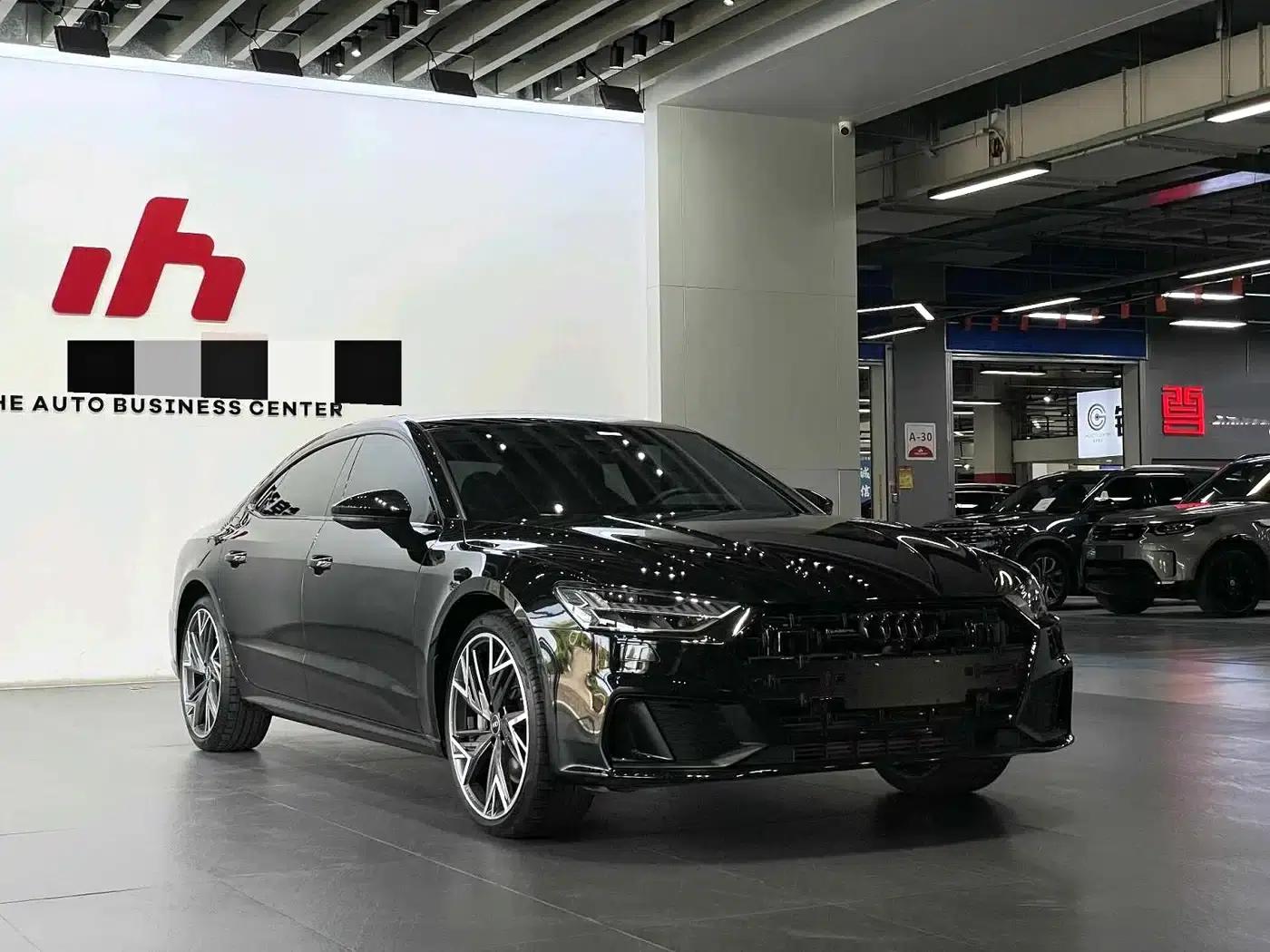 Audi A7L 2023 55 TFSI quattro S-line Black Knight Edition — миниатюра 3