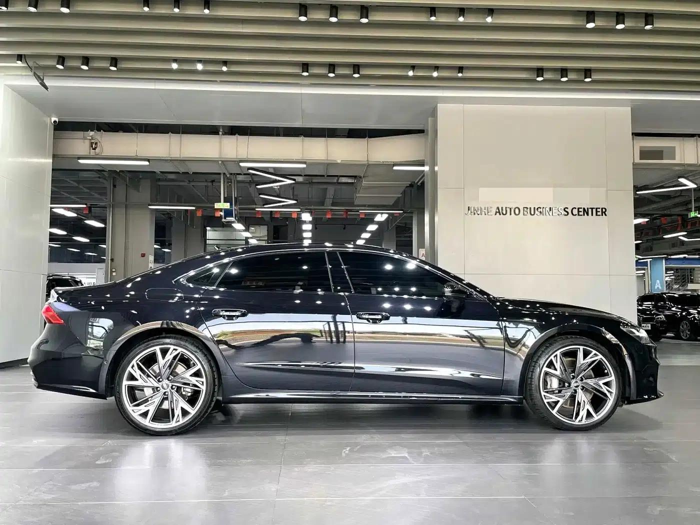 Audi A7L 2023 55 TFSI quattro S-line Black Knight Edition — миниатюра 7