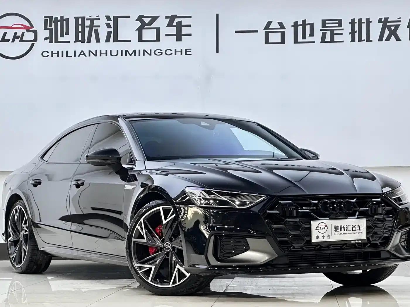 Audi A7L 2024 45 TFSI quattro S-line Black Knight Edition — миниатюра 3