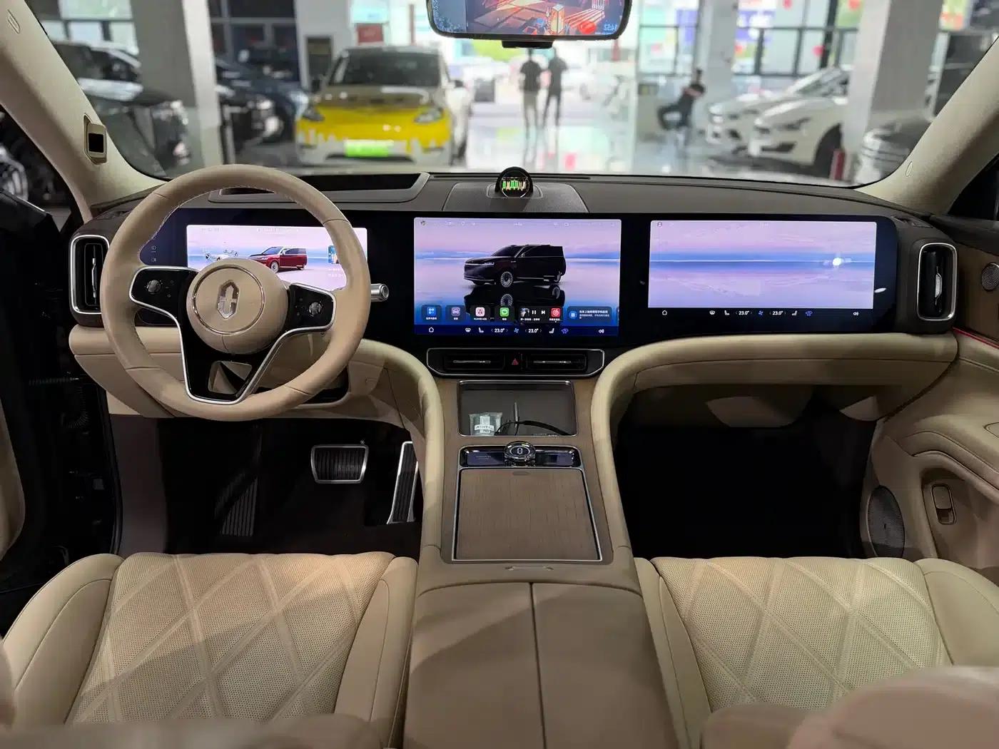 Wenjie M9 2025 Ultra Extended Range Edition 52kWh 6-Seat Version (192-line LiDAR) — миниатюра 10
