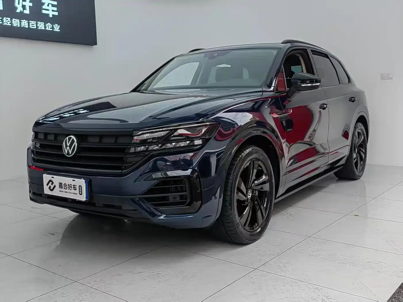 2023 Volkswagen Touareg 3.0TSI R-Line, Obsidian Black Sport Package — миниатюра 1