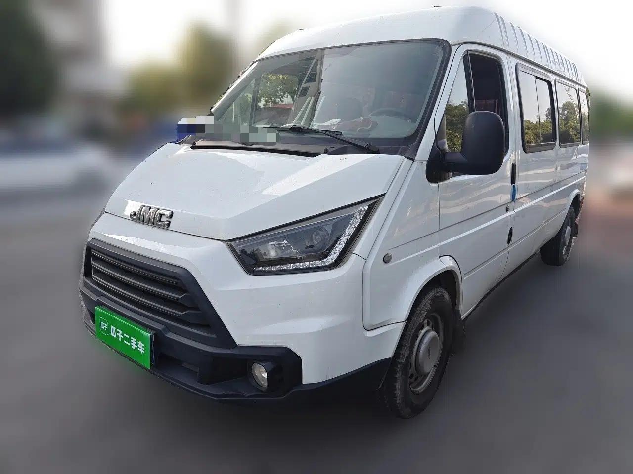 JMC Transit 2019 2.8T Commercial Version Intelligent Automatic Transmission Long Wheelbase Mid-Height 6-Seater Rear Single Tire China VI Emission Standard JX493 — миниатюра 1