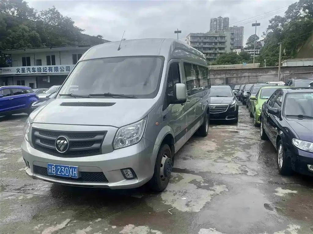 2023 Tuano, Cummins 2.8T manual transmission, multi-functional, long wheelbase, mid-roof, dual rear tires, 7/9 seats. — миниатюра 1