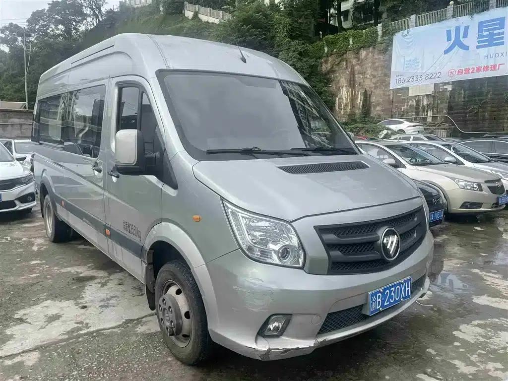 2023 Tuano, Cummins 2.8T manual transmission, multi-functional, long wheelbase, mid-roof, dual rear tires, 7/9 seats. — миниатюра 2