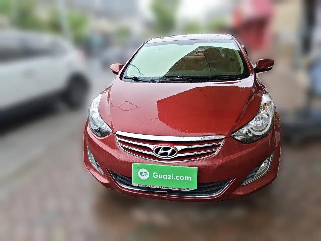Hyundai Elantra (5th Generation / Langdong) 2013 1.6L Automatic Leading Model — миниатюра 2