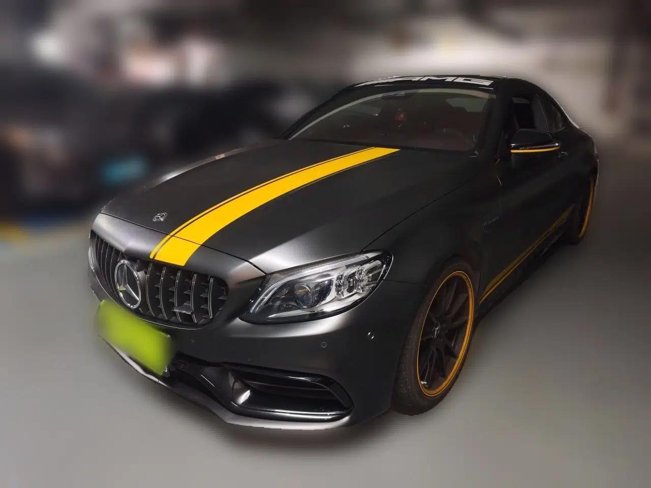 Mercedes-Benz C-Class AMG 2021 AMG C 63 Coupe Night Edition — миниатюра 1