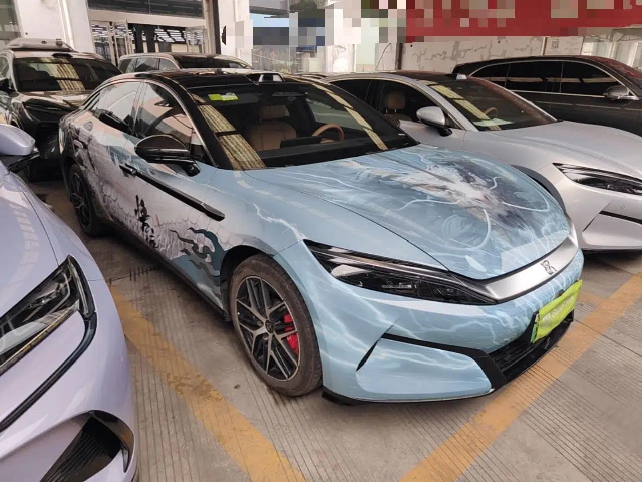 BYD Han L 2025 EV Four-Wheel Drive LiDAR Flagship Model — миниатюра 3