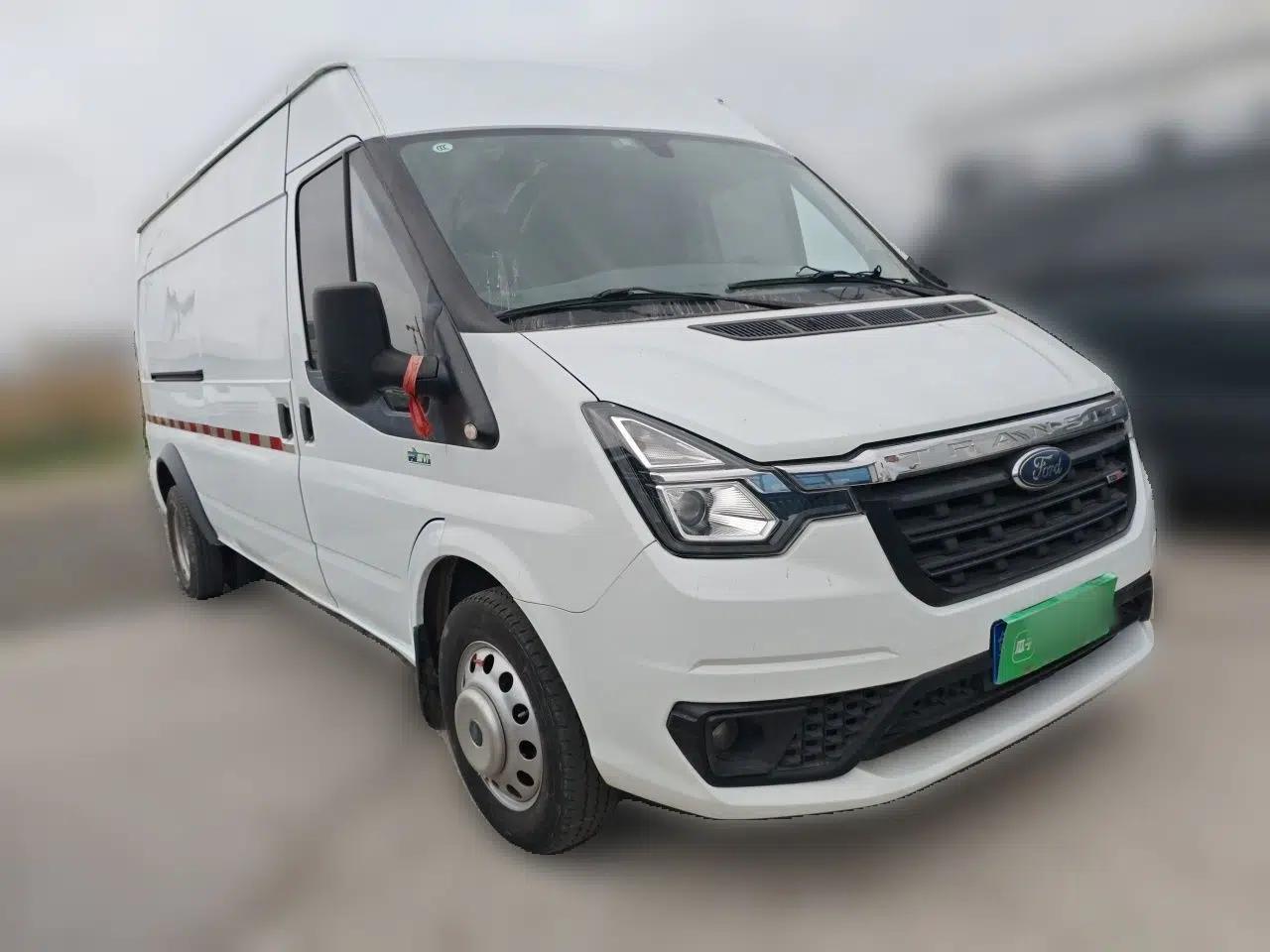 Ford Transit Custom 2021 2.2T Manual Van Pro 5.9-meter Long Wheelbase Rear Dual Tires 3-Seater Mid-Roof China VI Standard — миниатюра 3