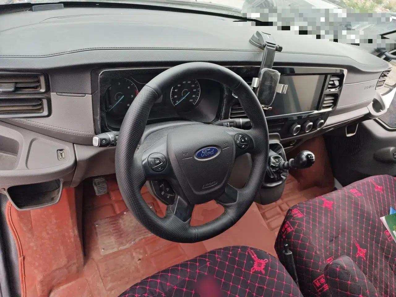 Ford Transit Custom 2021 2.2T Manual Van Pro 5.9-meter Long Wheelbase Rear Dual Tires 3-Seater Mid-Roof China VI Standard — миниатюра 10