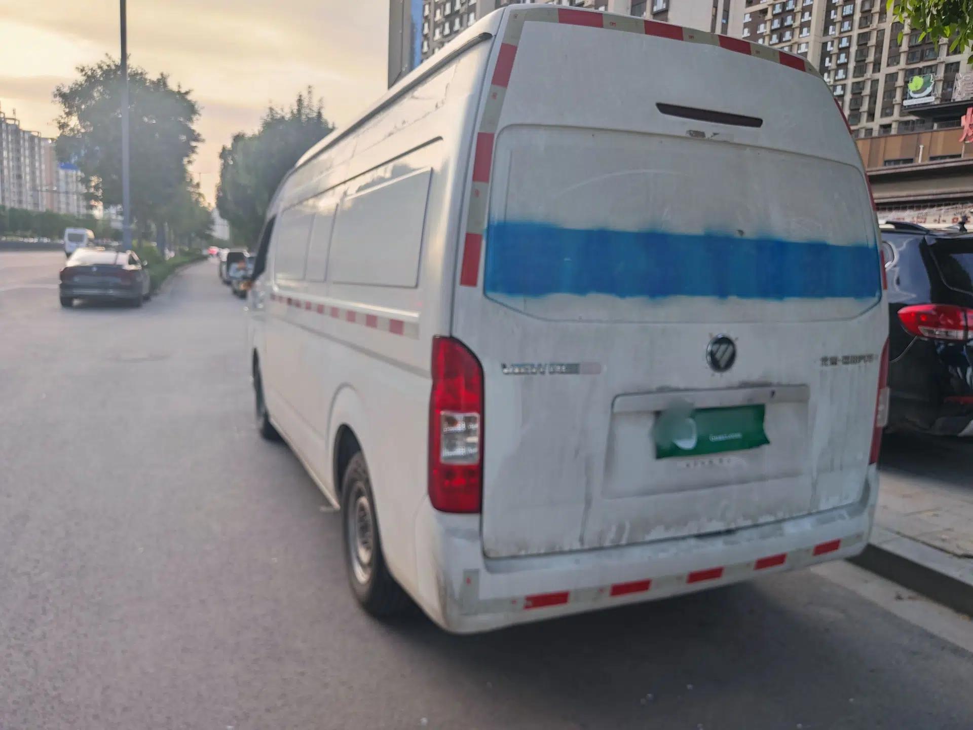Foton Scenic G9 2020 2.8T Diesel Commercial Version Long Wheelbase High Roof 2-Seater Van 4J28TC3 — миниатюра 4