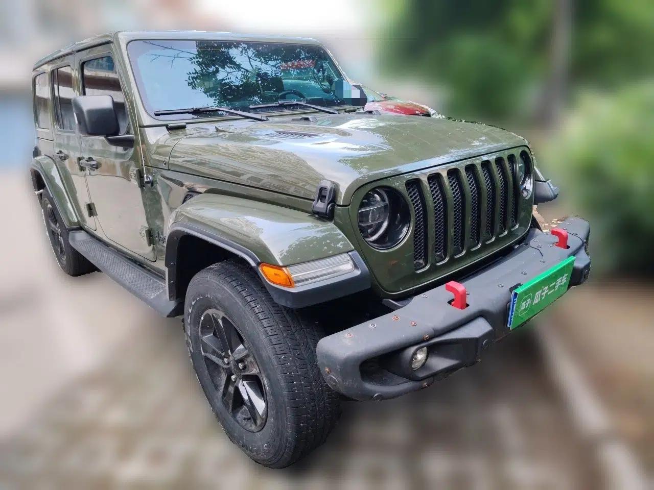 Jeep Wrangler 2022 2.0T Highland Jungle Green Limited Edition — миниатюра 3