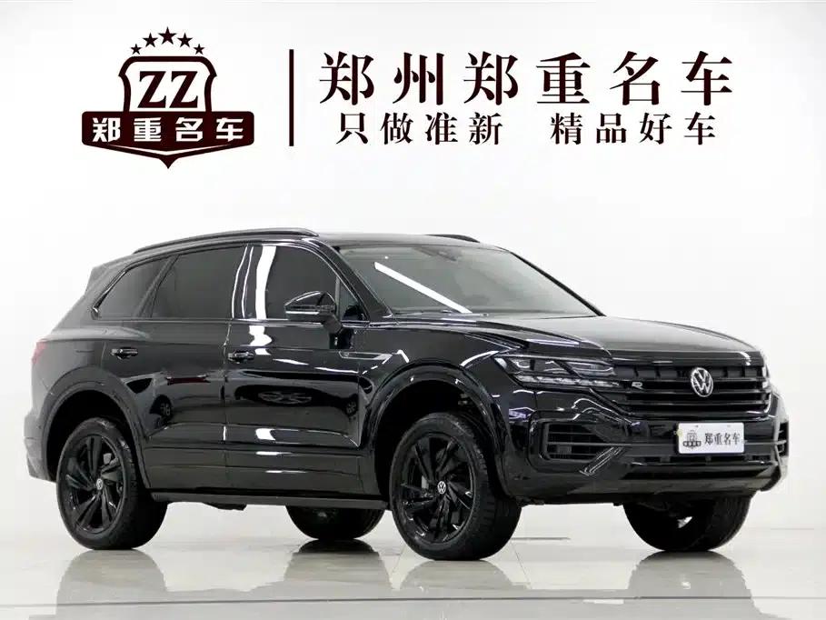 2022 Volkswagen Touareg 3.0TSI R-Line, Obsidian Black Sport Package — миниатюра 3