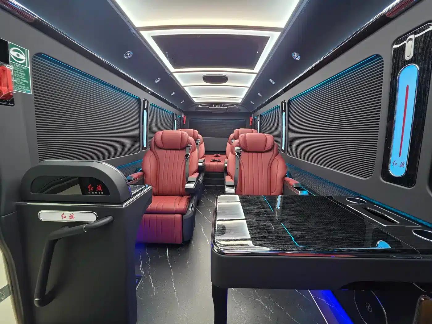 Hongqi Golden Sunflower Guoyue 2024 3.0T Flagship Edition 17-seater — миниатюра 5