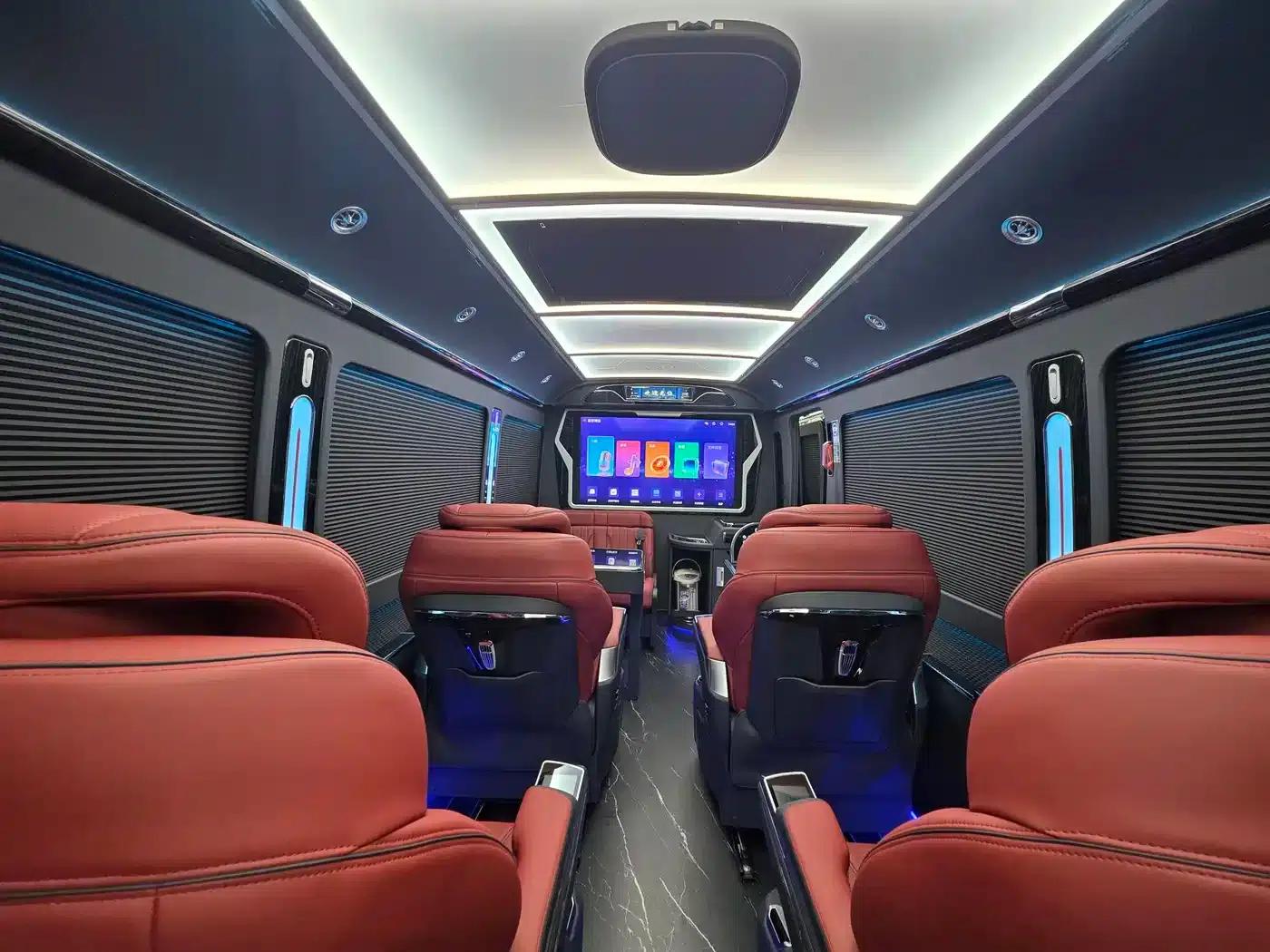Hongqi Golden Sunflower Guoyue 2024 3.0T Flagship Edition 17-seater — миниатюра 8